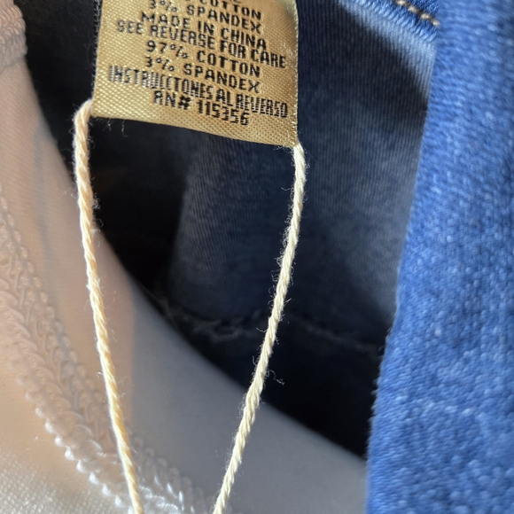 Rina Rossi Blue Jean Jacket New With Tags - Picture 11 of 12